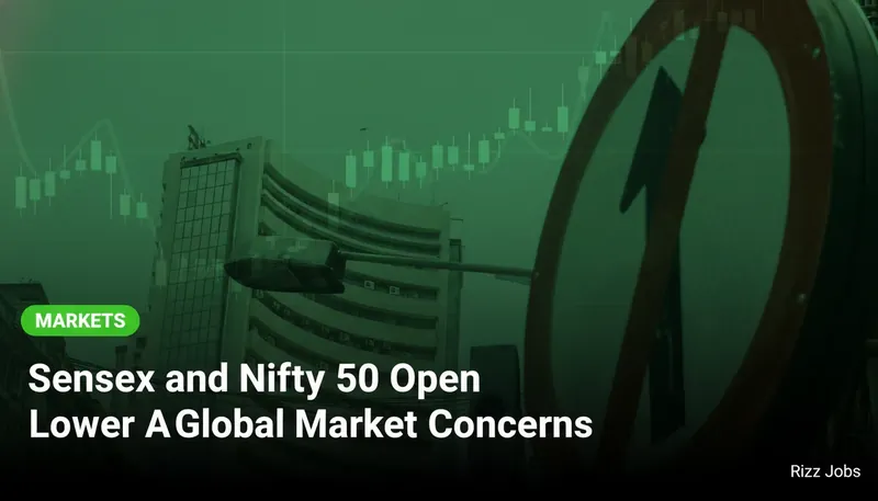 Sensex and Nifty 50 Open Lower Amid Global Market Concerns — Rizz Jobs