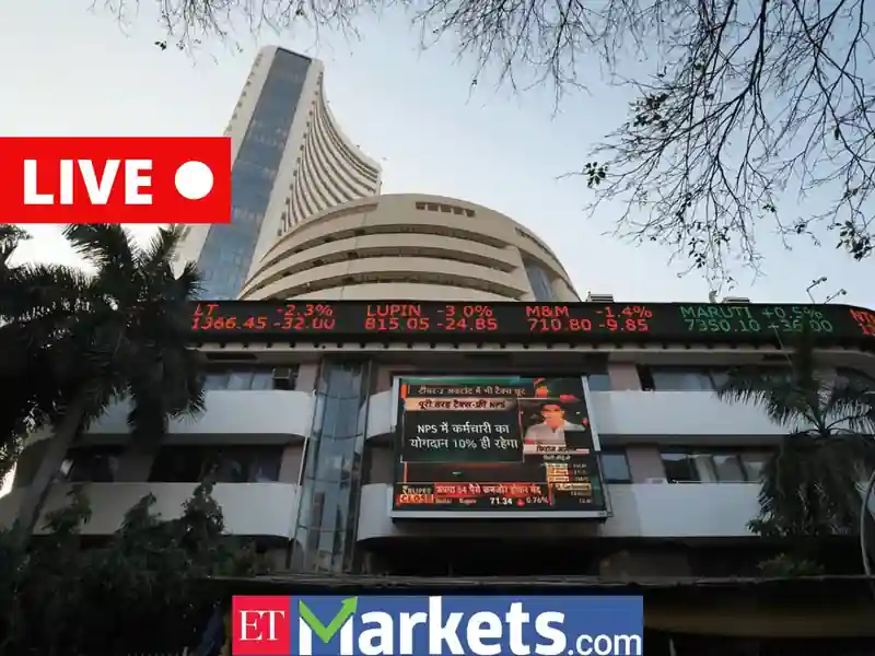Stock market graph showing upward trend