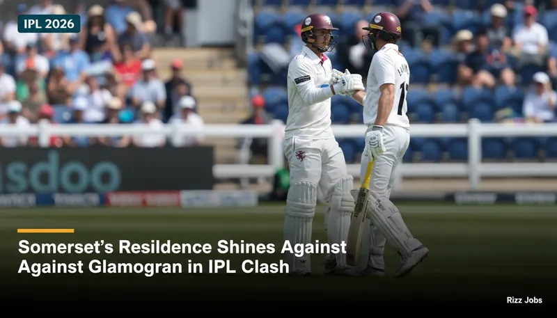 Somerset's Resilience Shines Against Glamorgan in IPL Clash — Rizz Jobs