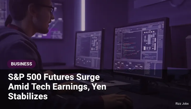 S&P 500 Futures Surge Amid Tech Earnings, Yen Stabilizes — Rizz Jobs