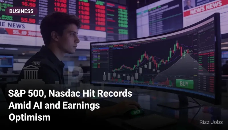 S&P 500, Nasdaq Hit Records Amid AI and Earnings Optimism — Rizz Jobs