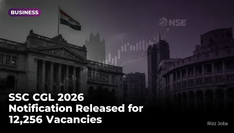 SSC CGL 2026 Notification Released for 12,256 Vacancies — Rizz Jobs