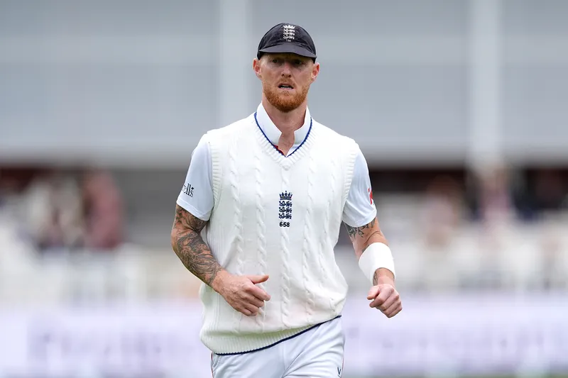 Ben Stokes in cricket gear during a match