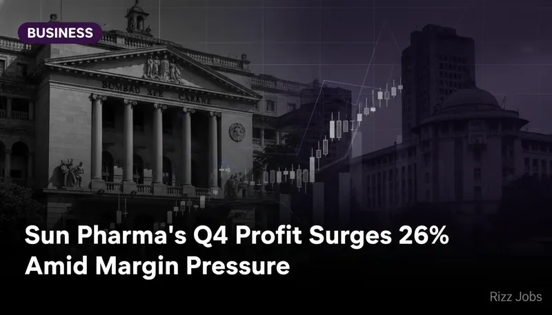 Sun Pharma's Q4 Profit Surges 26% Amid Margin Pressure — Rizz Jobs