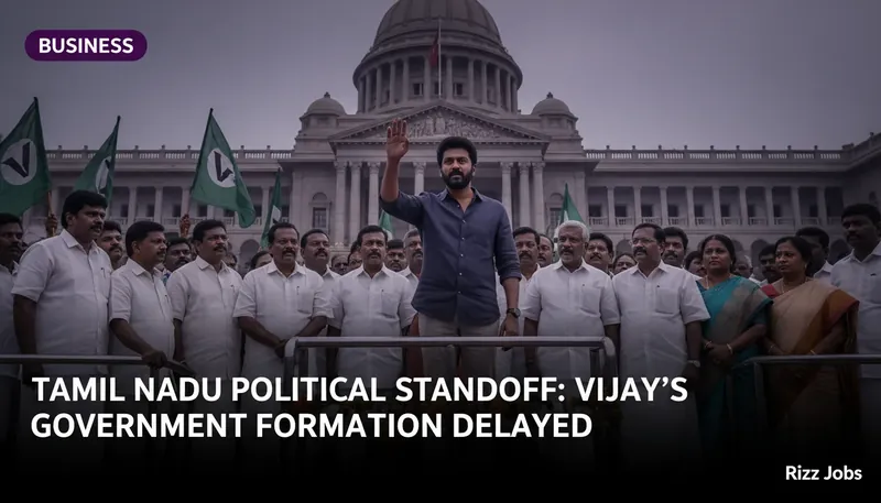 Tamil Nadu Political Standoff: Vijay's Government Formation Delayed — Rizz Jobs