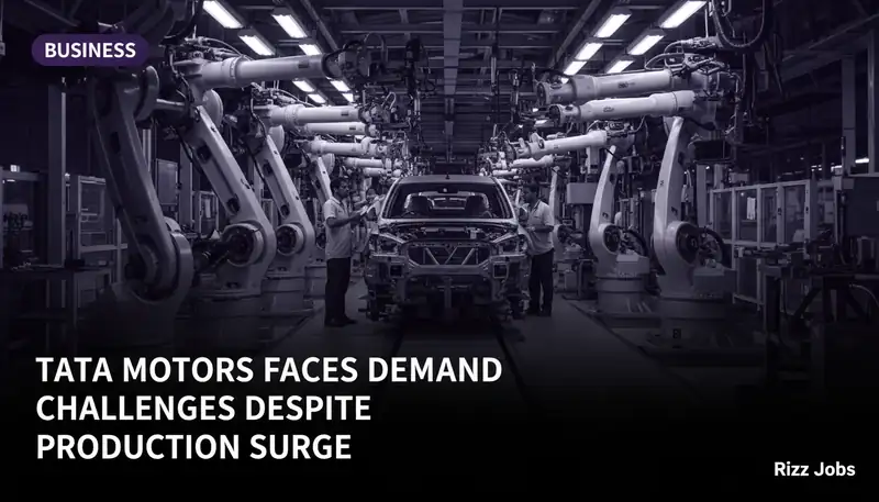 Tata Motors Faces Demand Challenges Despite Production Surge — Rizz Jobs