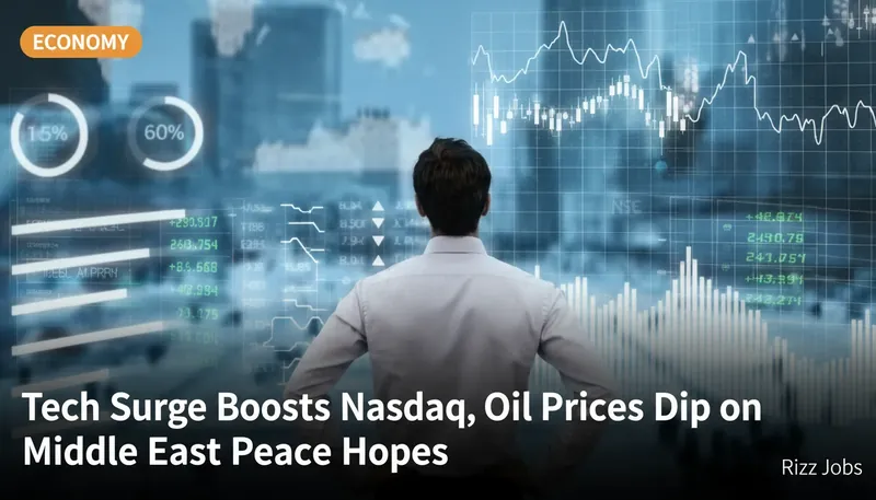Tech Surge Boosts Nasdaq, Oil Prices Dip on Middle East Peace Hopes — Rizz Jobs