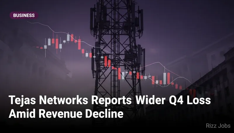Tejas Networks Reports Wider Q4 Loss Amid Revenue Decline — Rizz Jobs