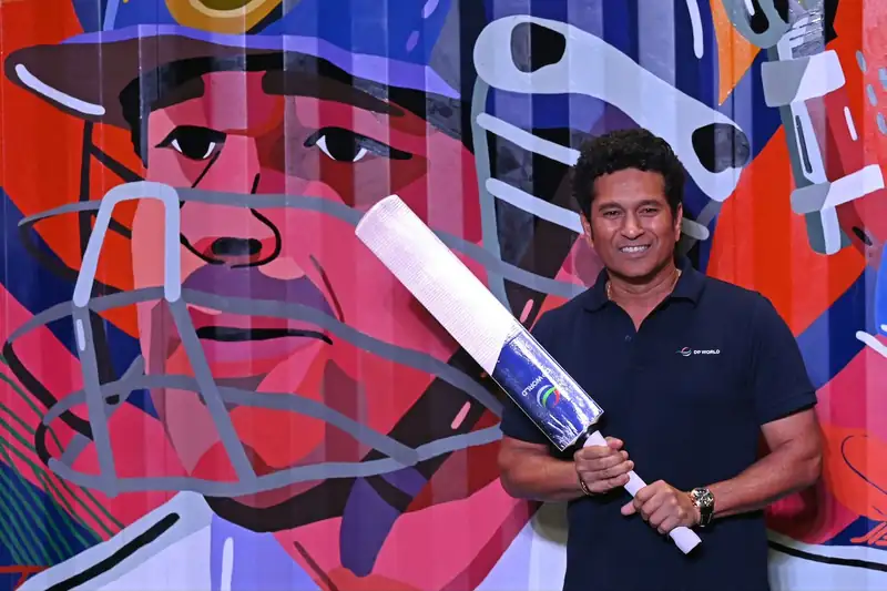 Sachin Tendulkar at an IPL match