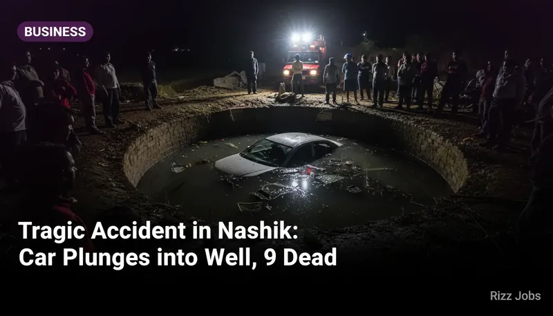 Tragic Accident in Nashik: Car Plunges into Well, 9 Dead — Rizz Jobs