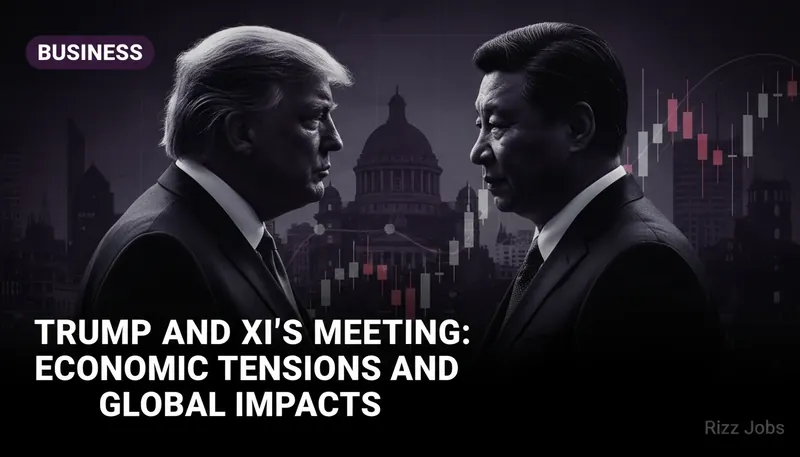 Trump and Xi's Meeting: Economic Tensions and Global Impacts — Rizz Jobs