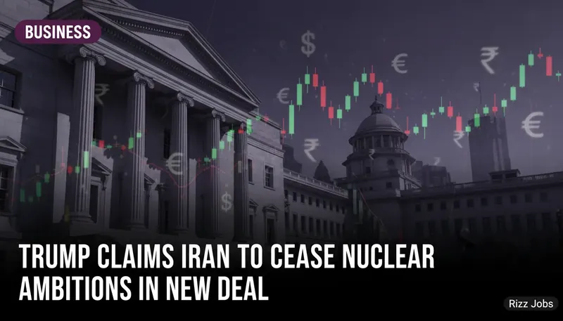 Trump Claims Iran to Cease Nuclear Ambitions in New Deal — Rizz Jobs