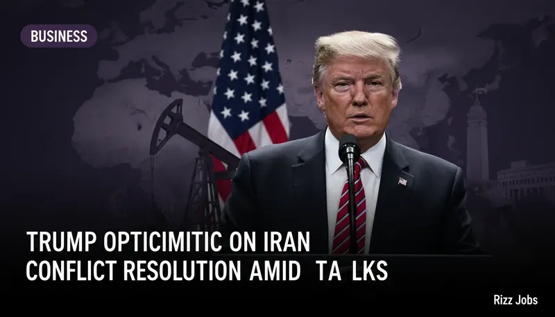 Trump Optimistic on Iran Conflict Resolution Amid Talks — Rizz Jobs