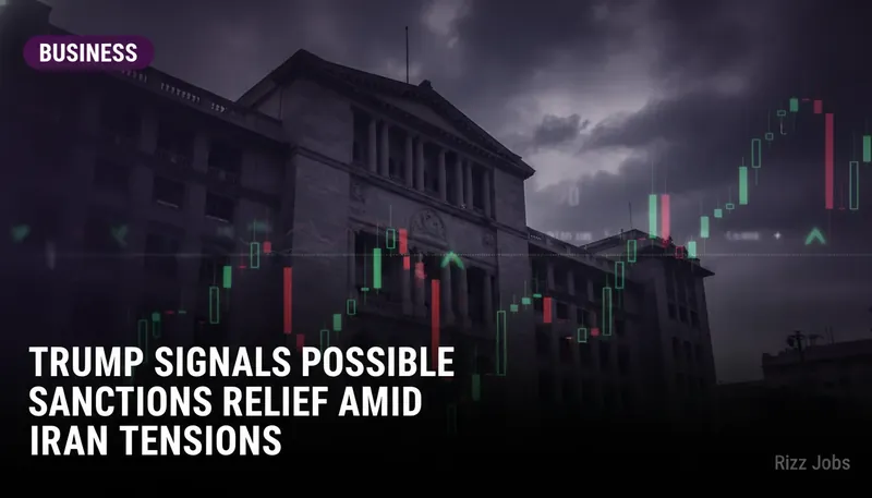 Trump Signals Possible Sanctions Relief Amid Iran Tensions — Rizz Jobs