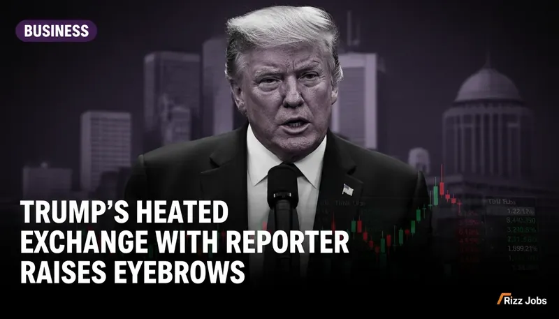 Trump's Heated Exchange with Reporter Raises Eyebrows — Rizz Jobs