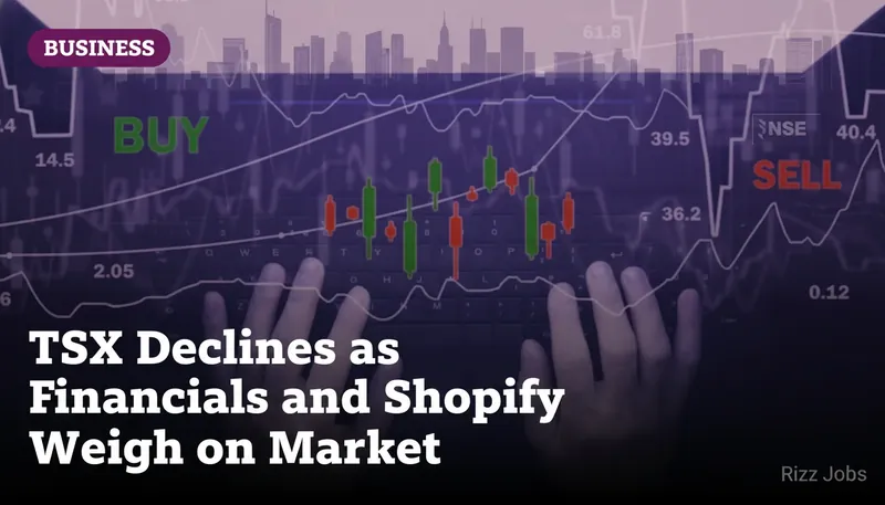 TSX Declines as Financials and Shopify Weigh on Market — Rizz Jobs