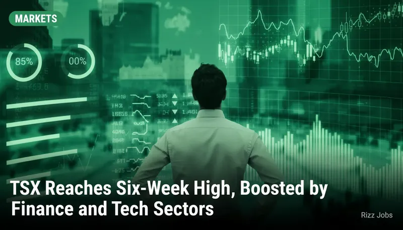TSX Reaches Six-Week High, Boosted by Finance and Tech Sectors — Rizz Jobs
