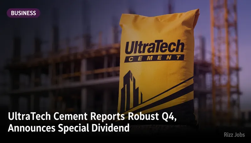 UltraTech Cement Reports Robust Q4, Announces Special Dividend — Rizz Jobs