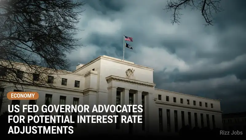 US Fed Governor Advocates for Potential Interest Rate Adjustments — Rizz Jobs