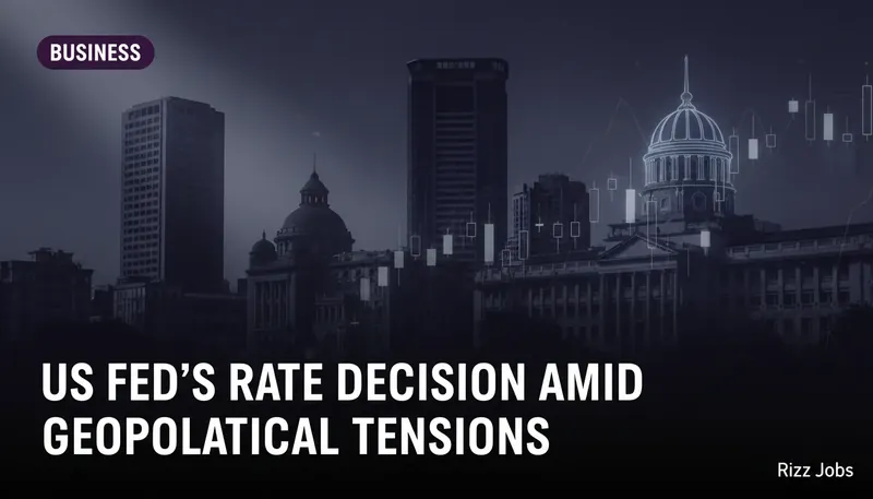 US Fed's Rate Decision Amid Geopolitical Tensions — Rizz Jobs