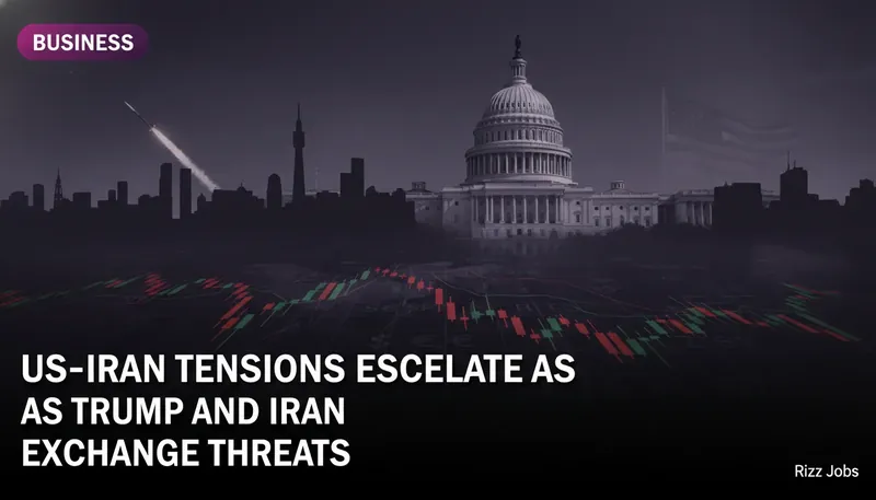 US-Iran Tensions Escalate as Trump and Iran Exchange Threats — Rizz Jobs
