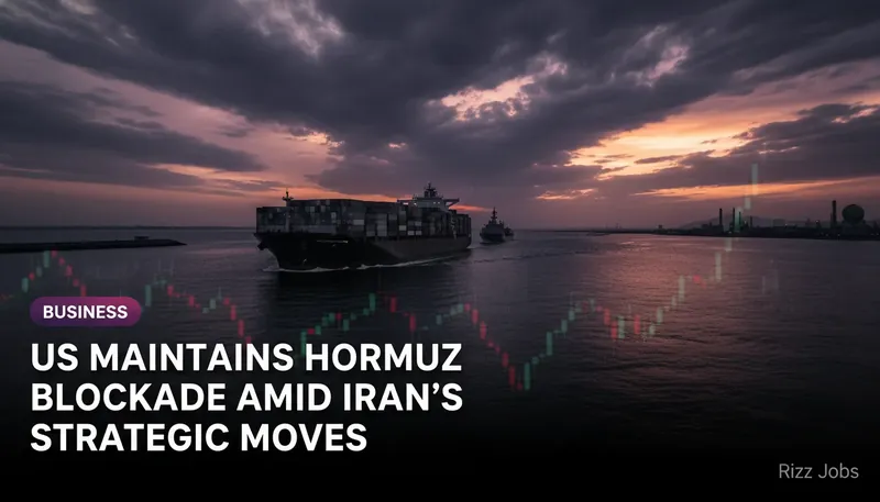 US Maintains Hormuz Blockade Amid Iran's Strategic Moves — Rizz Jobs