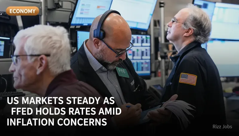 US Markets Steady as Fed Holds Rates Amid Inflation Concerns — Rizz Jobs