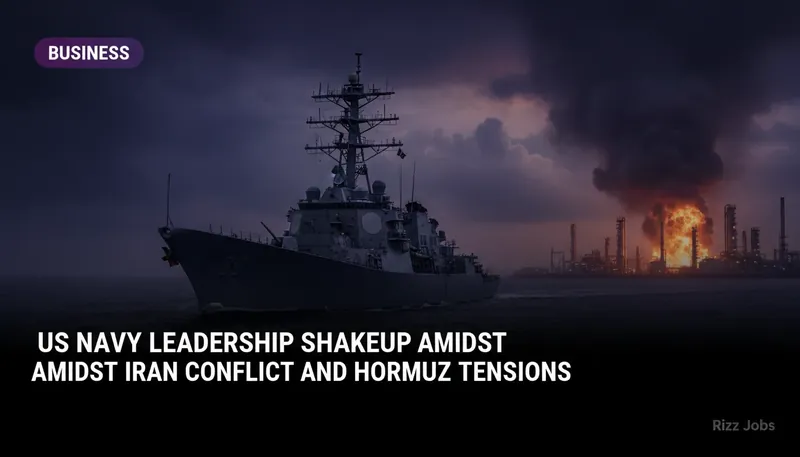 US Navy Leadership Shakeup Amidst Iran Conflict and Hormuz Tensions — Rizz Jobs