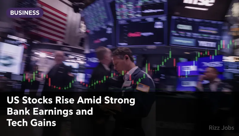 US Stocks Rise Amid Strong Bank Earnings and Tech Gains — Rizz Jobs