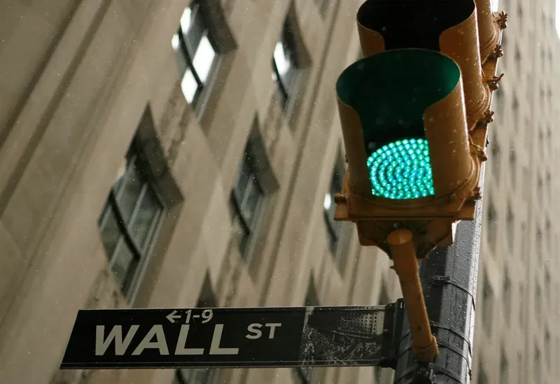 US stock market graph showing a significant upward trend