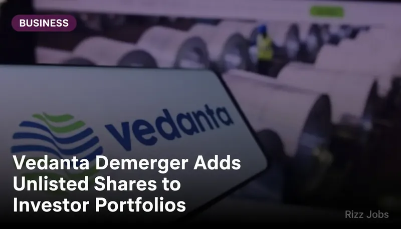 Vedanta Demerger Adds Unlisted Shares to Investor Portfolios — Rizz Jobs