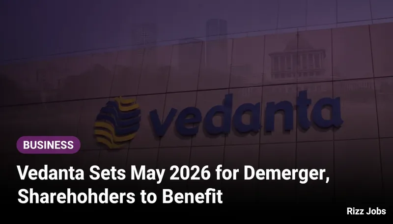 Vedanta Sets May 2026 for Demerger, Shareholders to Benefit — Rizz Jobs
