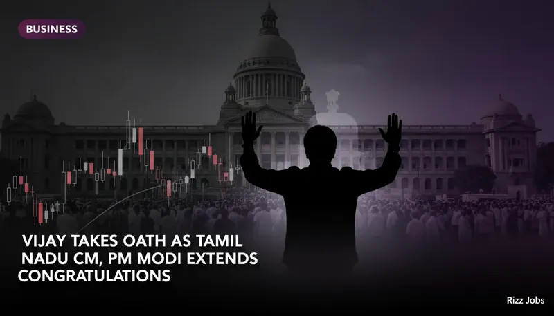Vijay Takes Oath as Tamil Nadu CM, PM Modi Extends Congratulations — Rizz Jobs