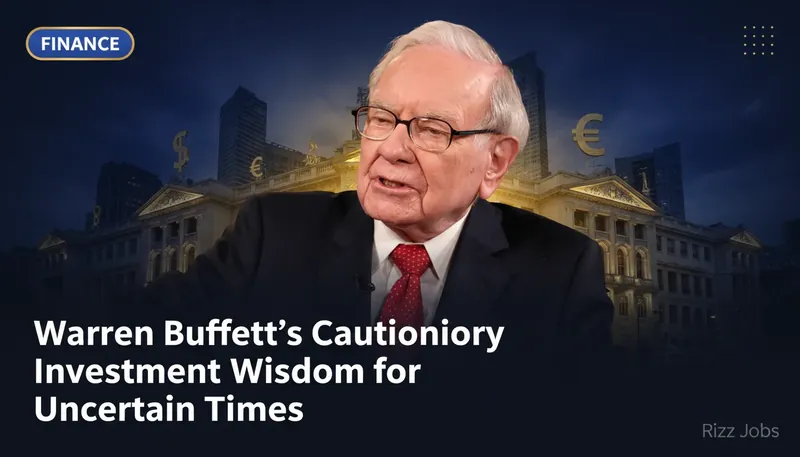 Warren Buffett's Cautionary Investment Wisdom for Uncertain Times — Rizz Jobs