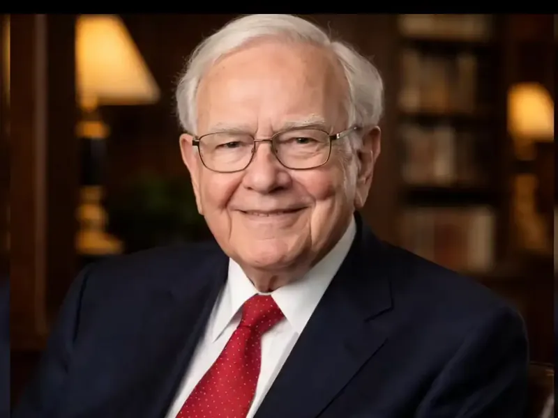 Warren Buffett speaking at a conference