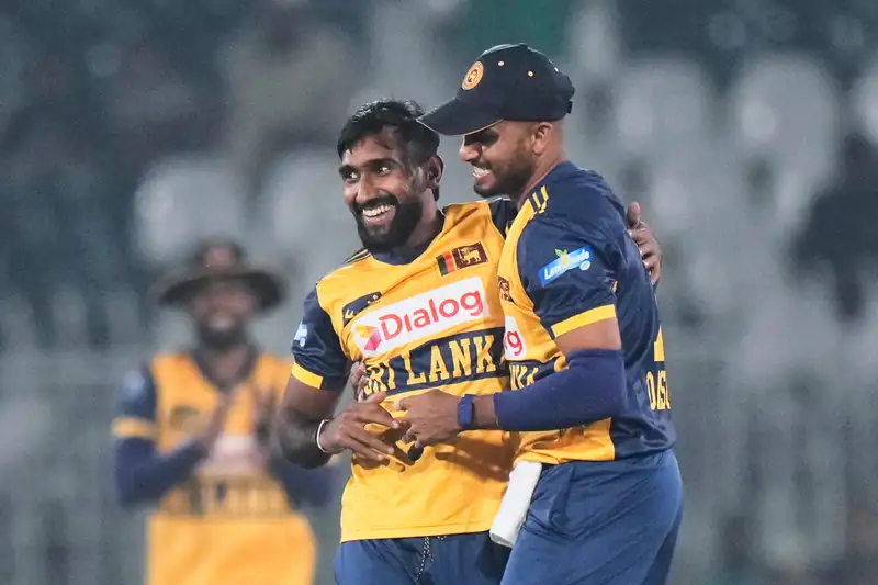 Cricket match between Sri Lanka and West Indies in Kingston