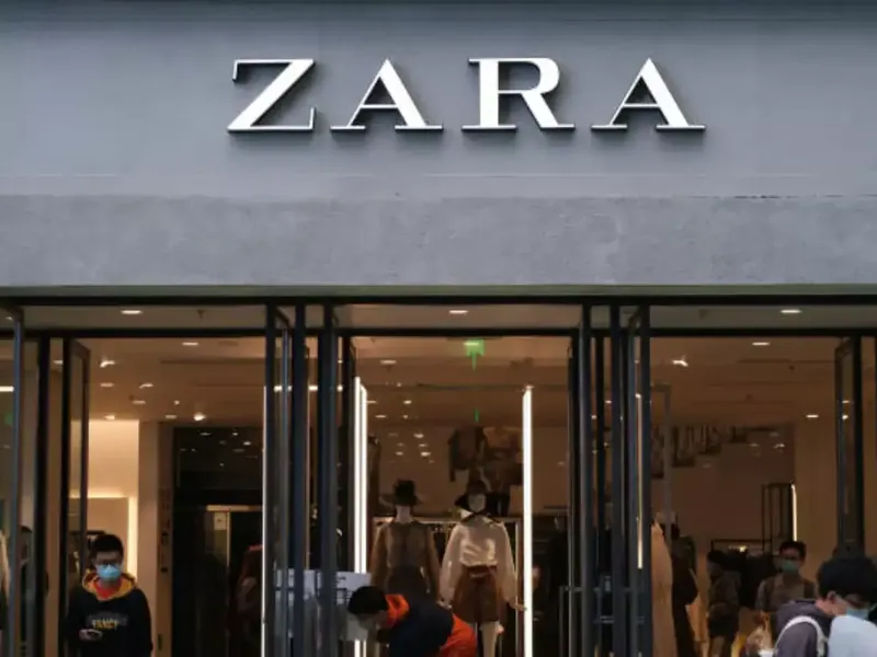 Zara store in India showcasing fashion apparel